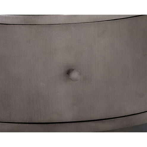 Siena 23 X 19 inch Gunmetal Night Stand